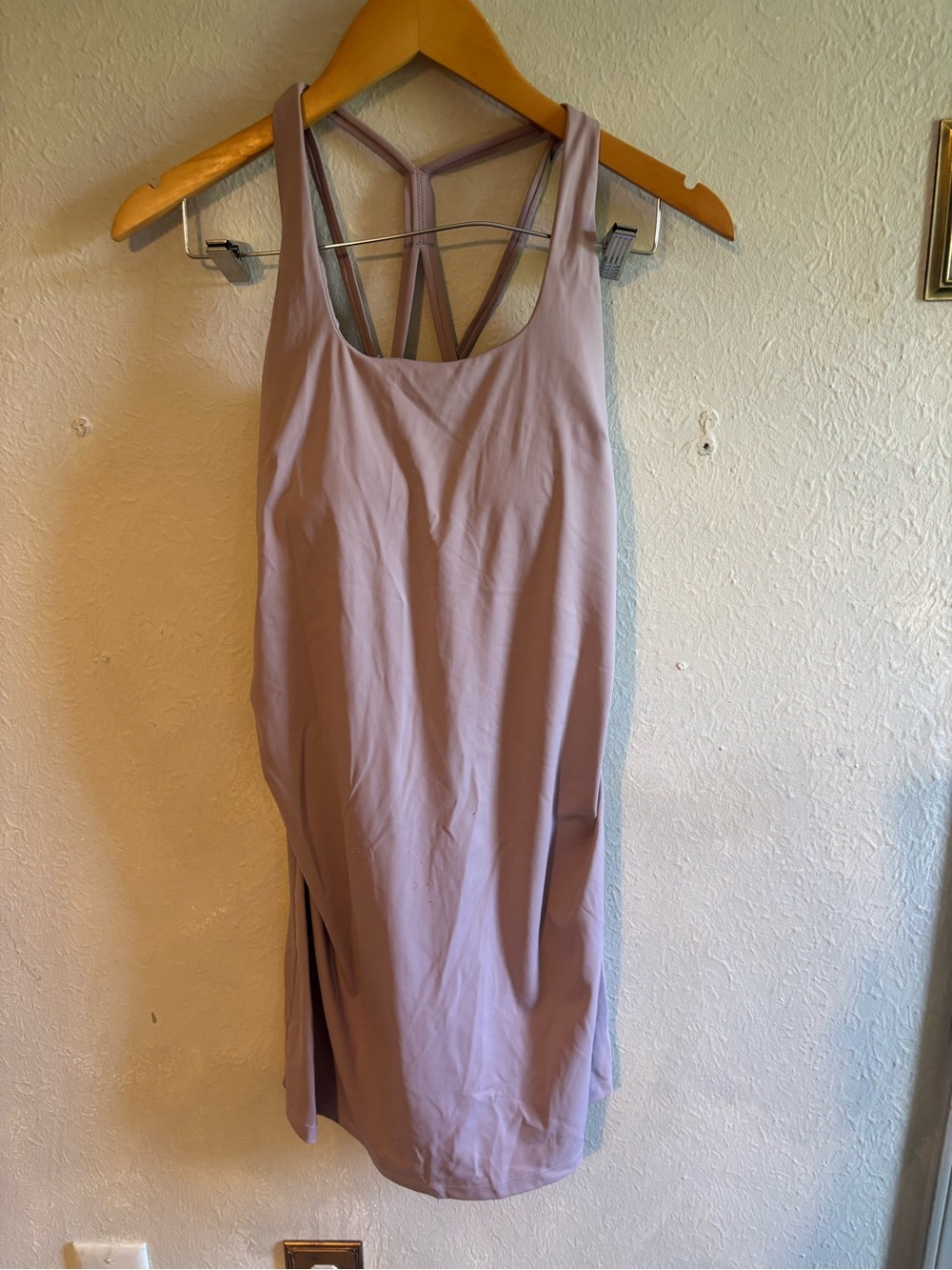 Women’s maternity Sleeveless Lavender athletic Dress